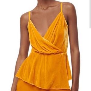 J. Crew Hudson Drapey Velvet Cami Top (small)